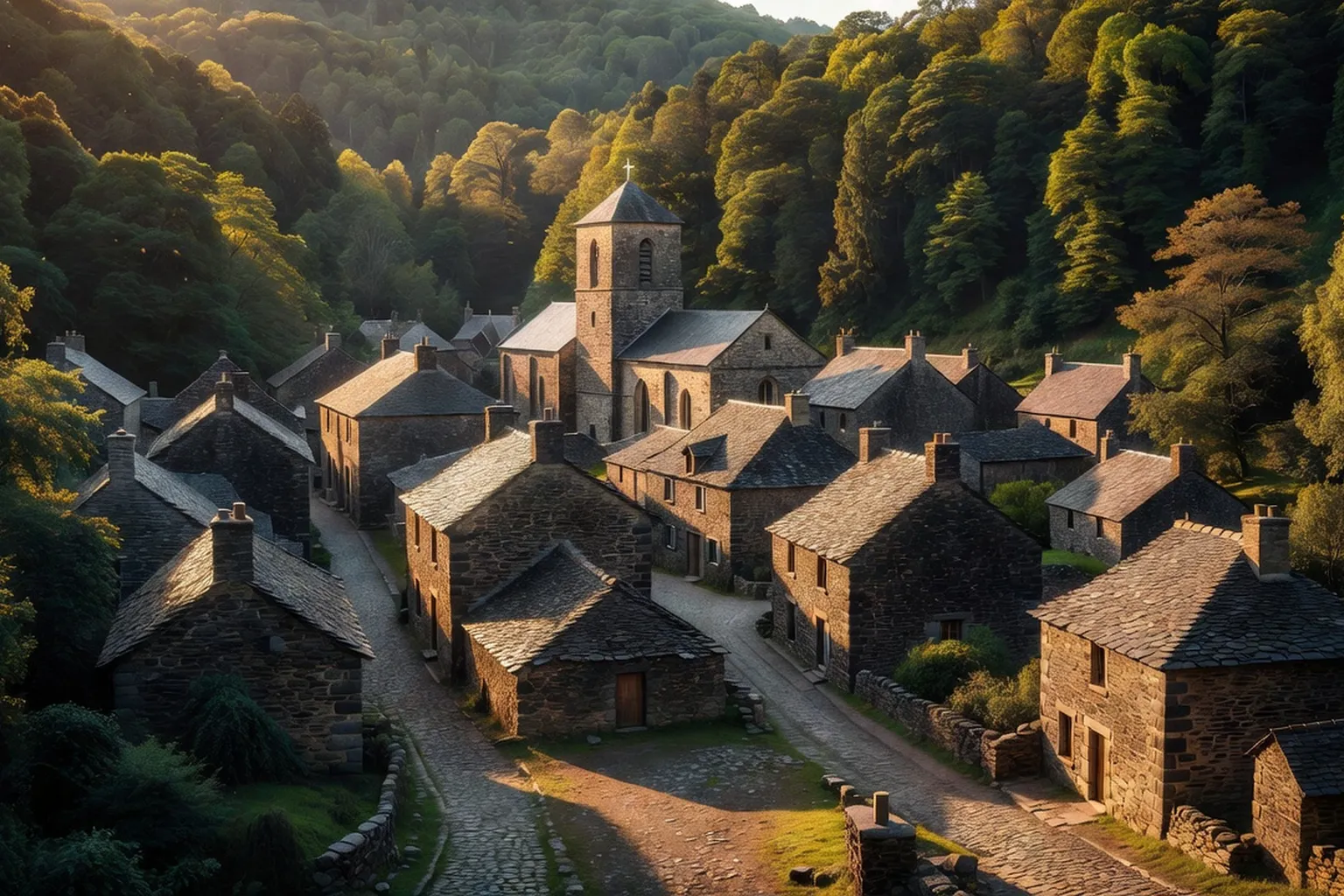 Saint-Germain-de-Calberte — Chef-lieu cévenol au cœur du Parc