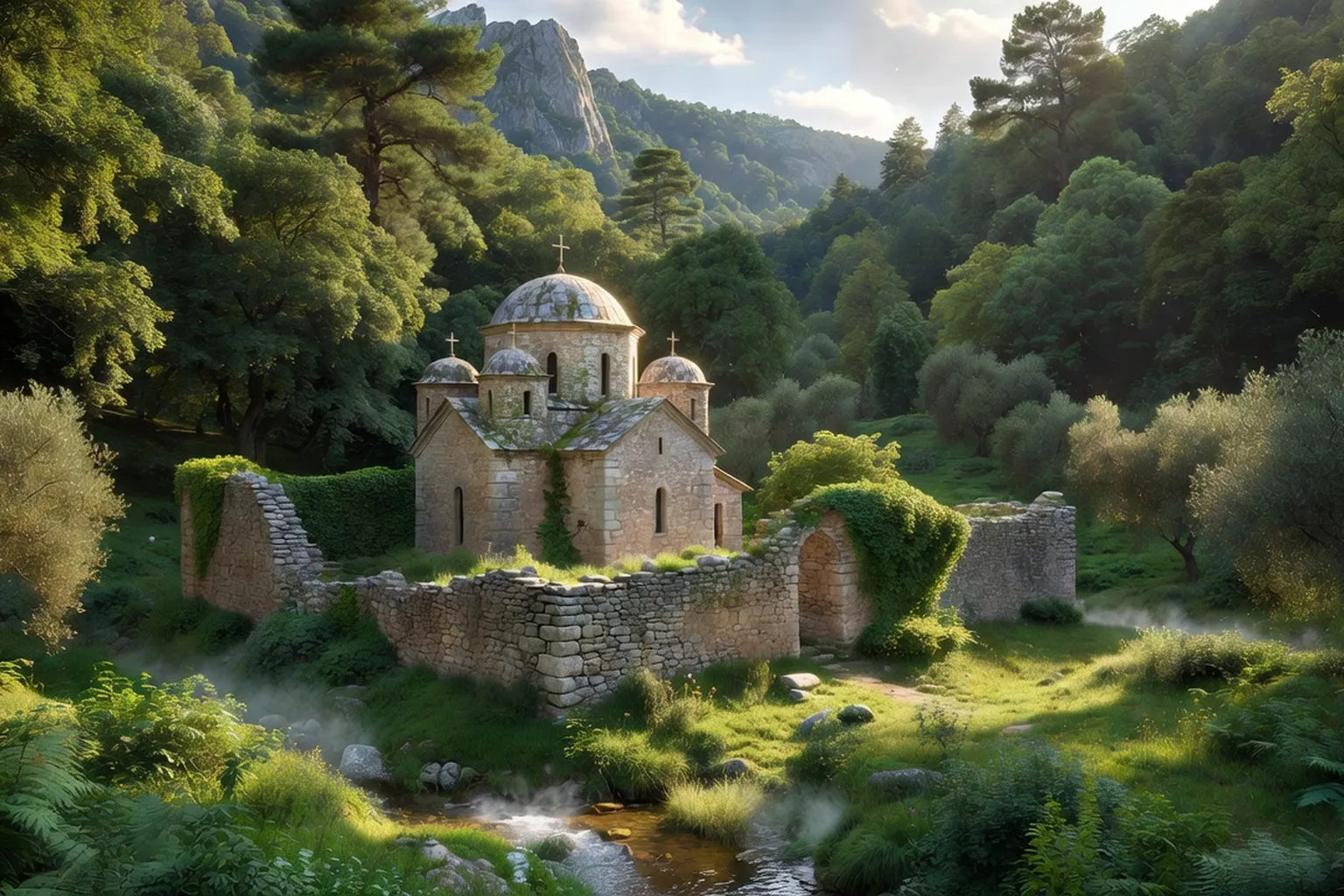 Saint-Julien-des-Points — Le monastère orthodoxe des Cévennes
